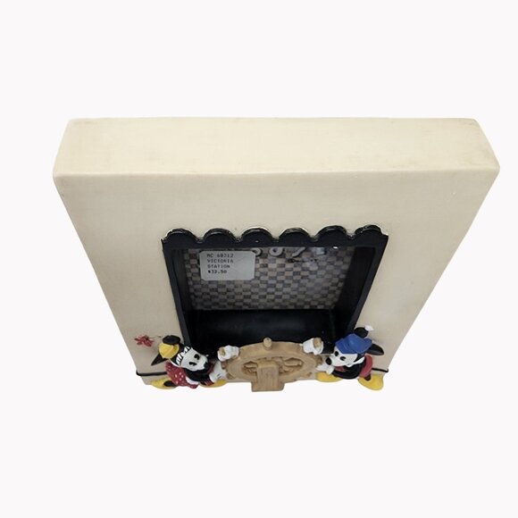 Vintage Disney Mickey Minnie Steamboat Resin Photo Frame Charpente 6.5x5.25in - Picture 2 of 8